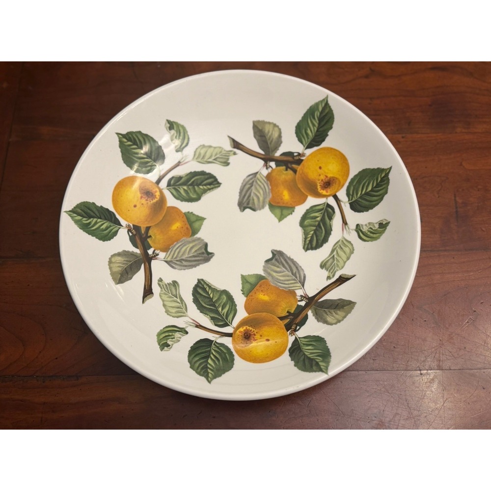 Portmeirion Pomona 11" Large Salad Serving Bowl Ingestrie Pippin Yellow Apple